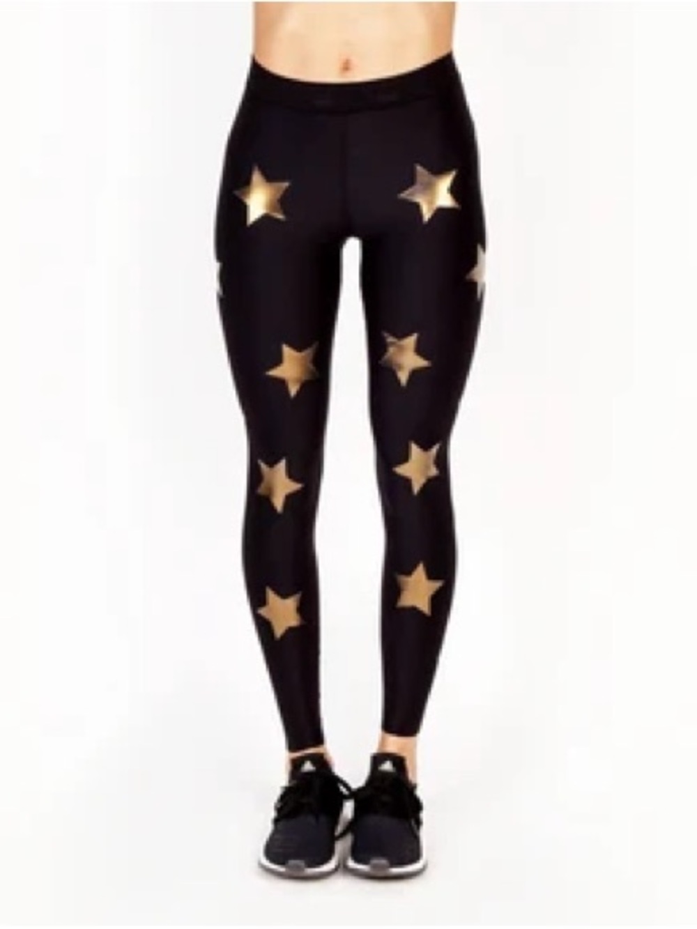 Ultracor Lux Essentials Star Knockout Ultra High Rise Leggings Black Gold Womens